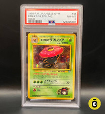 POKEMON - ERIKA'S VILEPLUME HOLO RARE 5/132 - Gym Heroes - JAP - COND NM - PSA 8