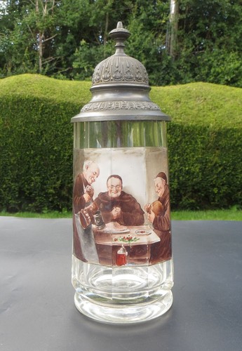 Antique german cut glass - antique, beer