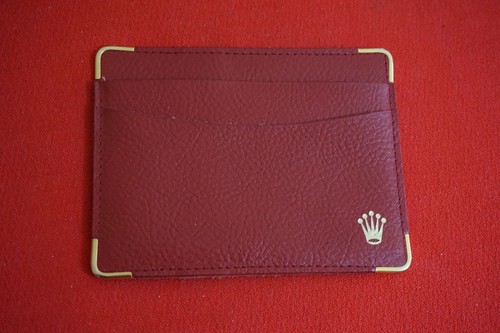 Porta garanzia rolex rosso - garanzia,