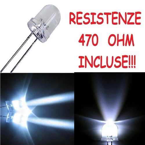 Diodi led mm - 5, bianco
