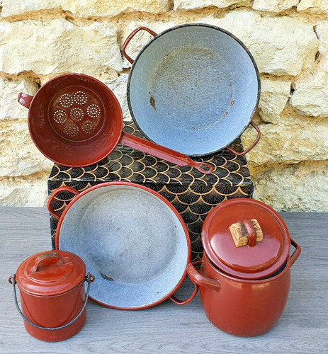Antica batteria cucina - batteria, da