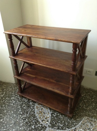 Libreria legno cargo high - libreria,
