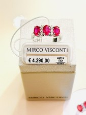 Anello con rubini naturali - con, e