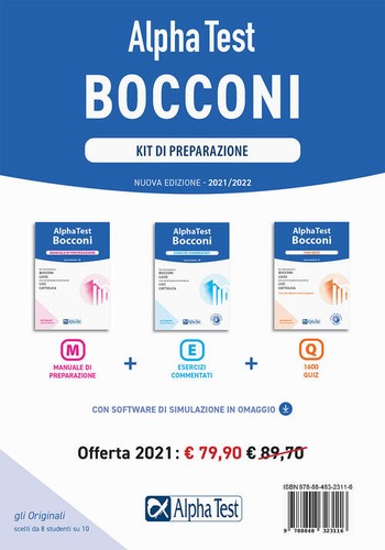 Alpha test bocconi kit di - alpha,