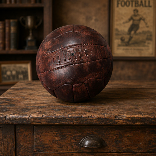 Pallone calcio pelle - da, in