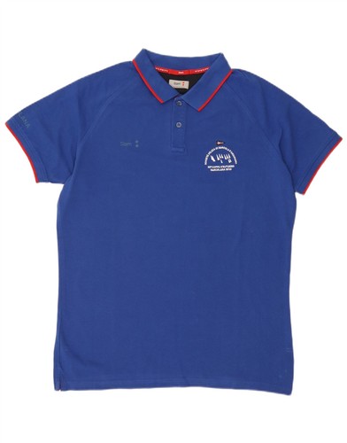 Polo uomo grafica - , blu
