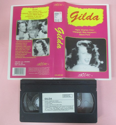 Vhs film gilda - vhs, hayworth