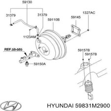 59832M2900 Genuine SENSOR