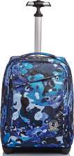 Trolley Scuola, Blu, Camo