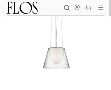 FLOS - Silver Suspension Lamp