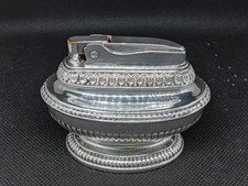 ACCENDINO DA TAVOLO RONSON QUEEN ANNE ANNI '40 placcato argento