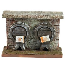 Muretto con botti in resina