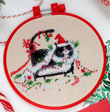 Kit punto croce gatto