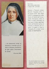 Santino Holy Card Segnalibro Serva di Dio Madre Antonia Maria Verna - P. Gaidano