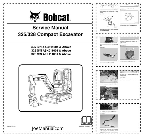 Bobcat 325 328 excavator - bobcat,
