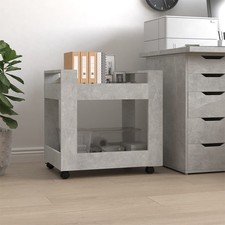 Carrello Scrivania Grigio