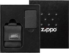 Zippo Black Crackle Set con