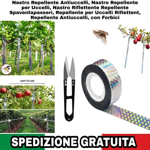 Nastro repellente antiuccelli - nastro,
