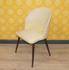 Sedia cocktail anni 50 giallo