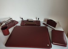 set scrivania in similpelle