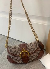 Borsa Coach Signature Jacquard