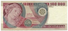 100000 LIRE BANCA D'ITALIA