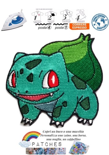 Patch bulbasaur pokémon toppa - bulbasaur,