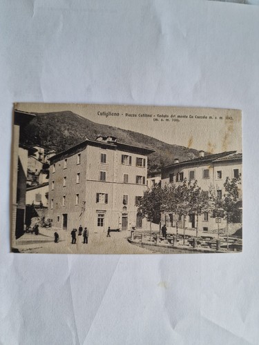Cartolina cutigliano piazza - cartolina,
