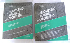 IL NUOVISSIMO MANUALE DELL' ARCHITETTO LUCA ZEVI 2 VOLUMI ARCHITETTURA 2006