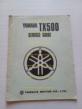 Yamaha TX 500 1973 Service