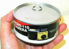 Extremely RARE+++ Micro-110 Camera CAN Pull-Tab Top Arcon Novelty Mini Micro