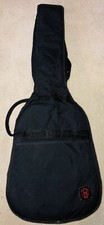 ROK SAK Acoustic Guitar Case Bag Standard Size Black Soft Side w/ Strap, Handle