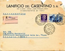 162 Storia Postale Regno d’Italia 1941 Alleanza Italo-Tedesca L. 1,25 azzurro