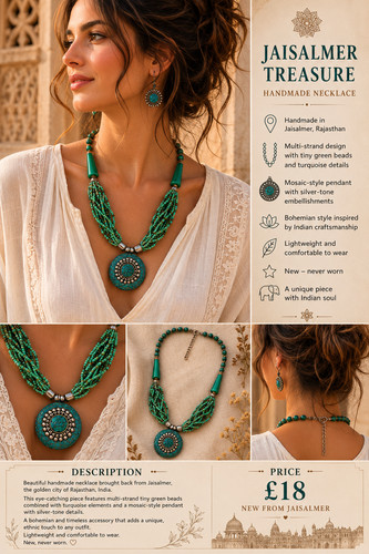 Collana indiana boho - , tesoriere