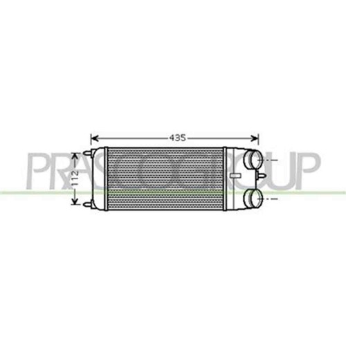 Intercooler per citroen dal - per, c2