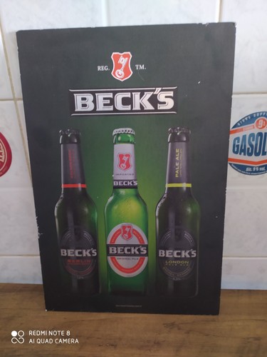 Targa birra beck - targa, bar