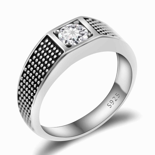 Solitario argento 925 anello - solitario,