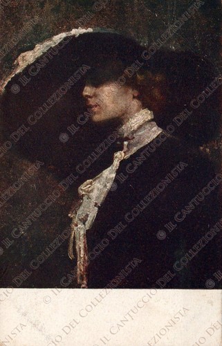1926 cappello nero pittore - cappello,