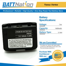 7.4V 1400mAh Li-ion battery