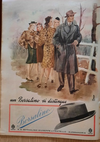 Originale pubblicità cappelli