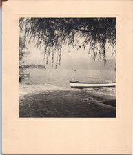 Italy, Stresa, Boat on the