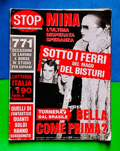 Mina mazzini rara - mazzini, stop