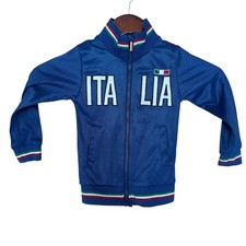 Italia Blue Full Zip Soccer