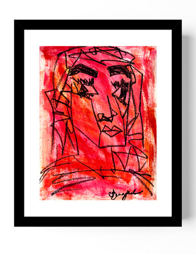 Guajardo art ritratto - guajardo, cubismo