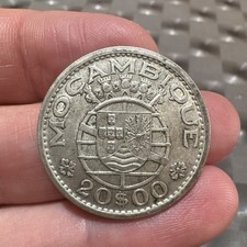 Moneta 20 scudi 1955 Mozambico