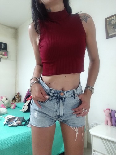 Crop top donna corto - ,