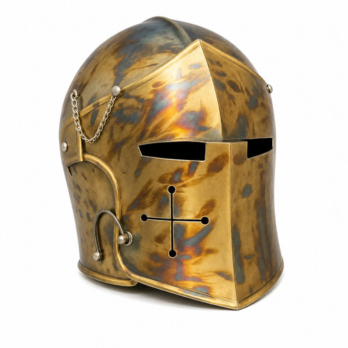 Elmetto cavaliere crociato - elmetto,