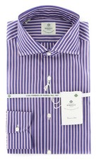 Camicia Viola Luigi Borrelli -
