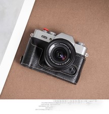 Custodia in pelle per Fujifilm