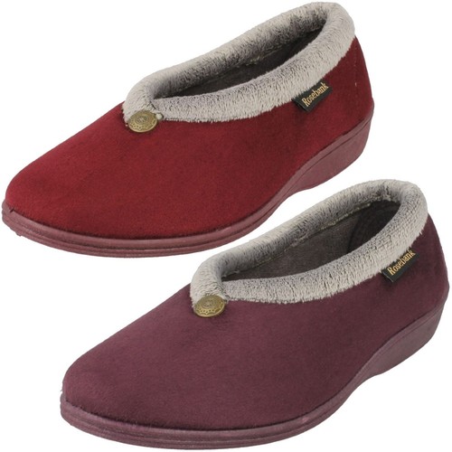 Pantofole con tacco wedge - pantofole,